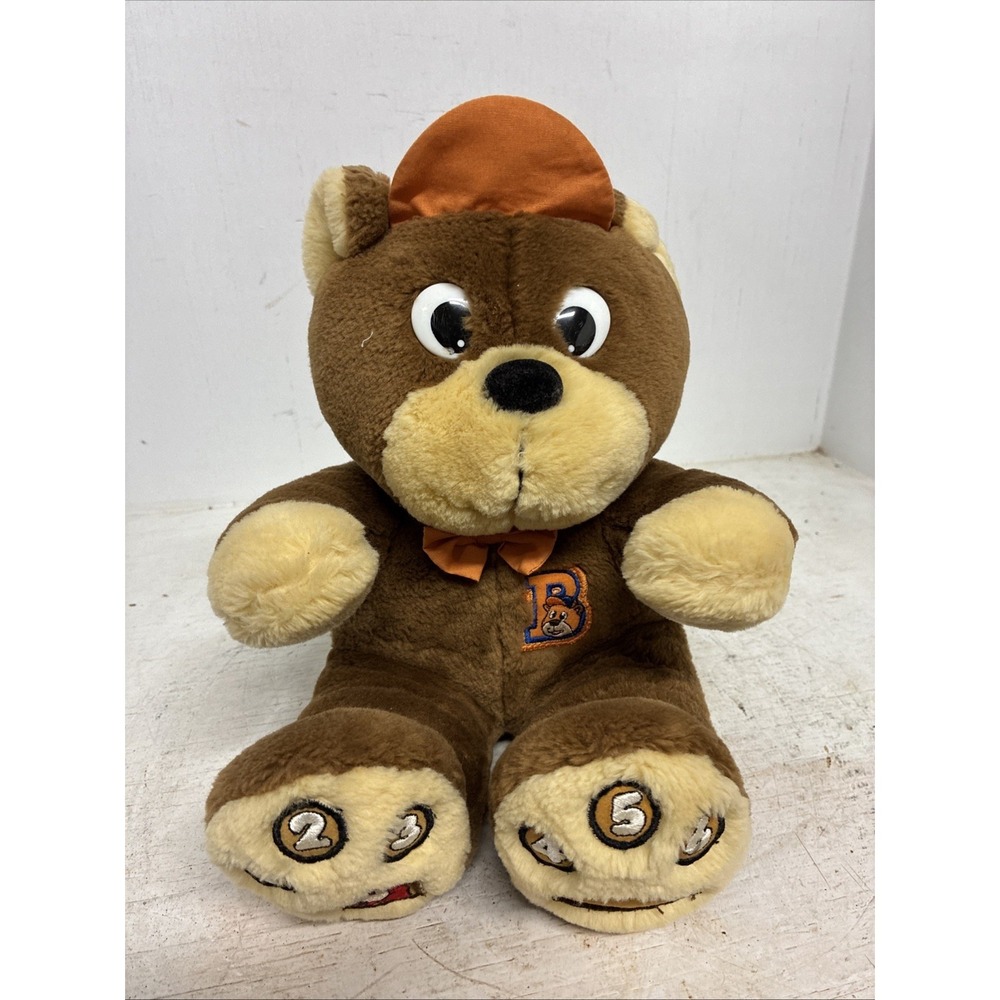 Vintage 1998 General Creations Baby Bear Talking Plush - Tested and Works